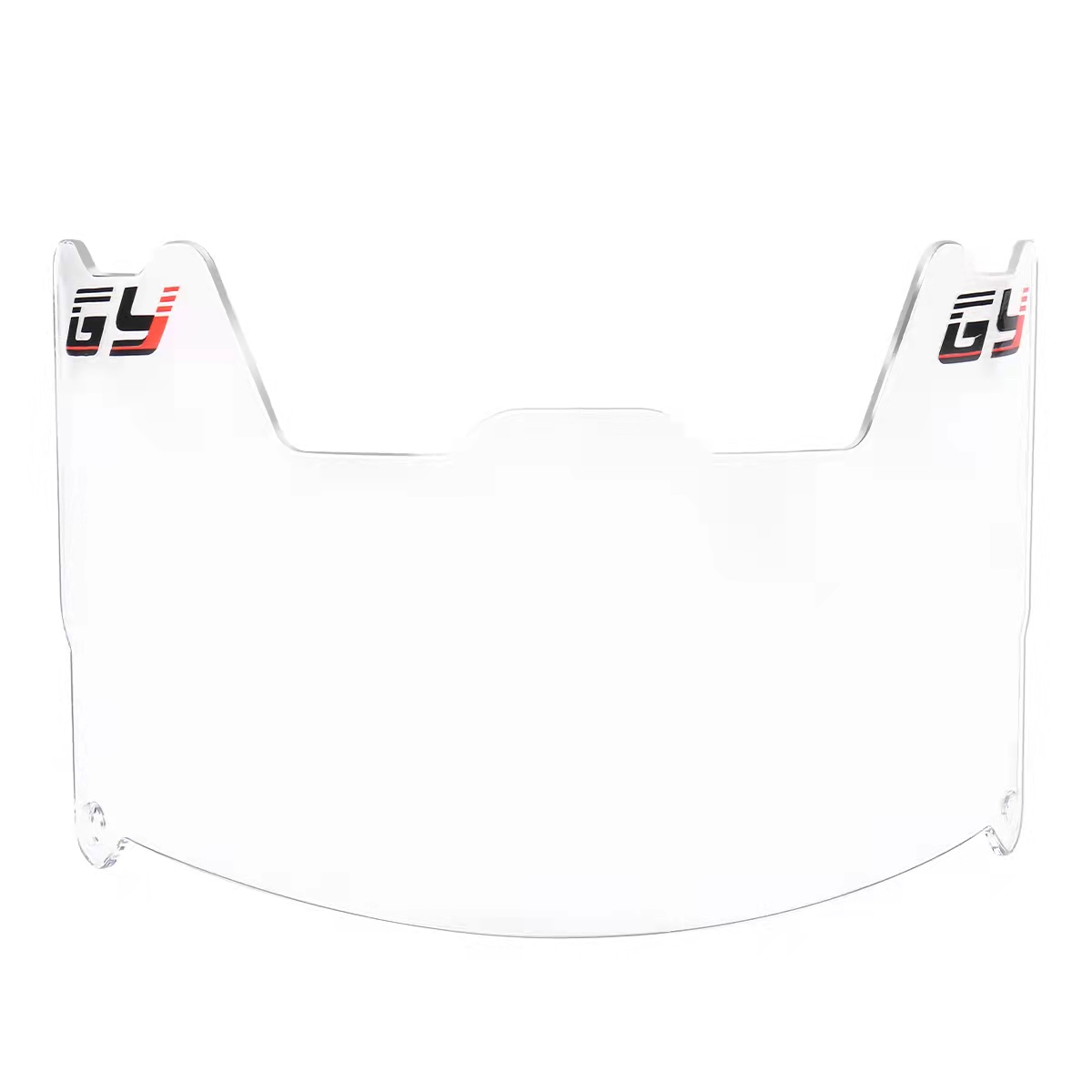 TruVision Pro Football Visir MilitaryGrade Clear Shield Inuti anti-dimma utsida anti-repa