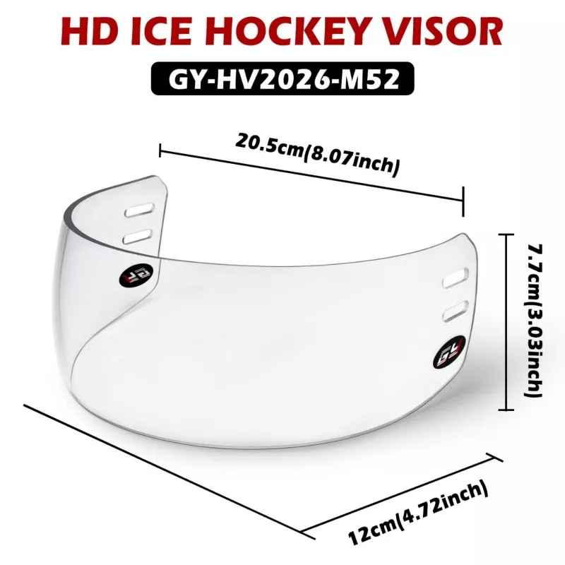 GYHOCKEY Officiell release: 2026 HD Ice Hockey Visor Series nu tillgänglig globalt