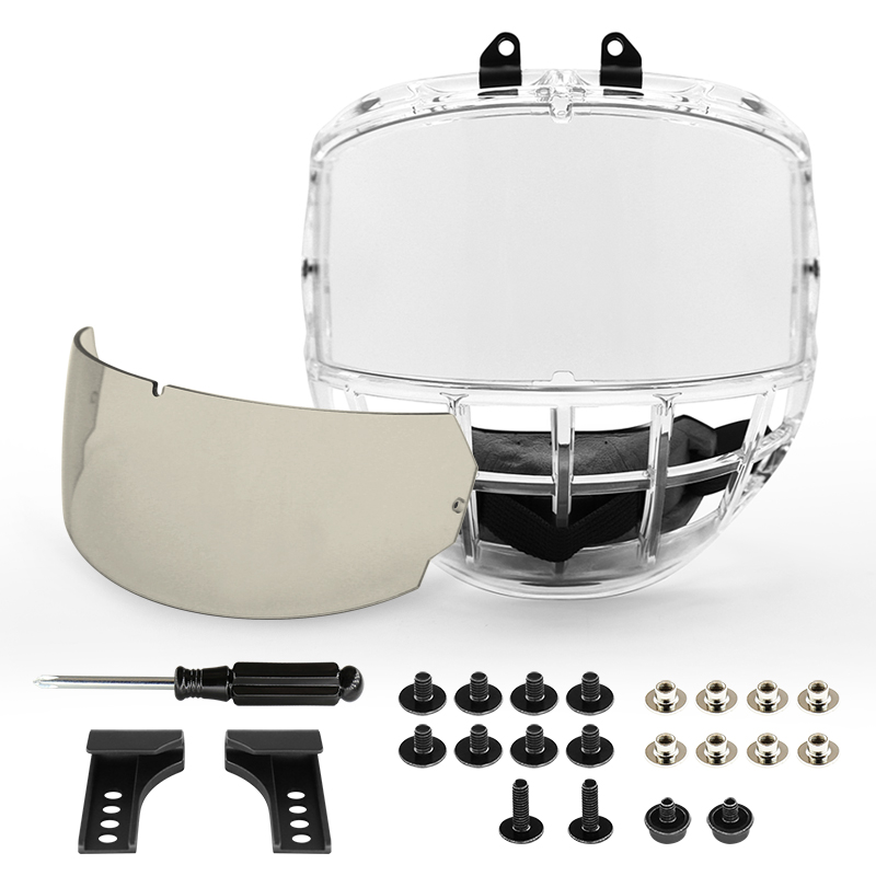 Invändigt anti-dimma, utvändigt anti-repor beläggning Junior Ice Hockey Cage XS Ersättningsset